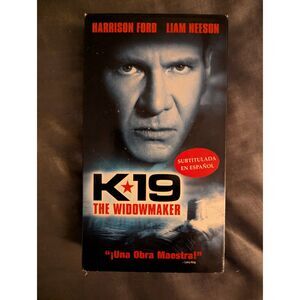 K-19: The Widowmaker VHS 2002 Harrison Ford Liam Neeson Spanish Subtitles